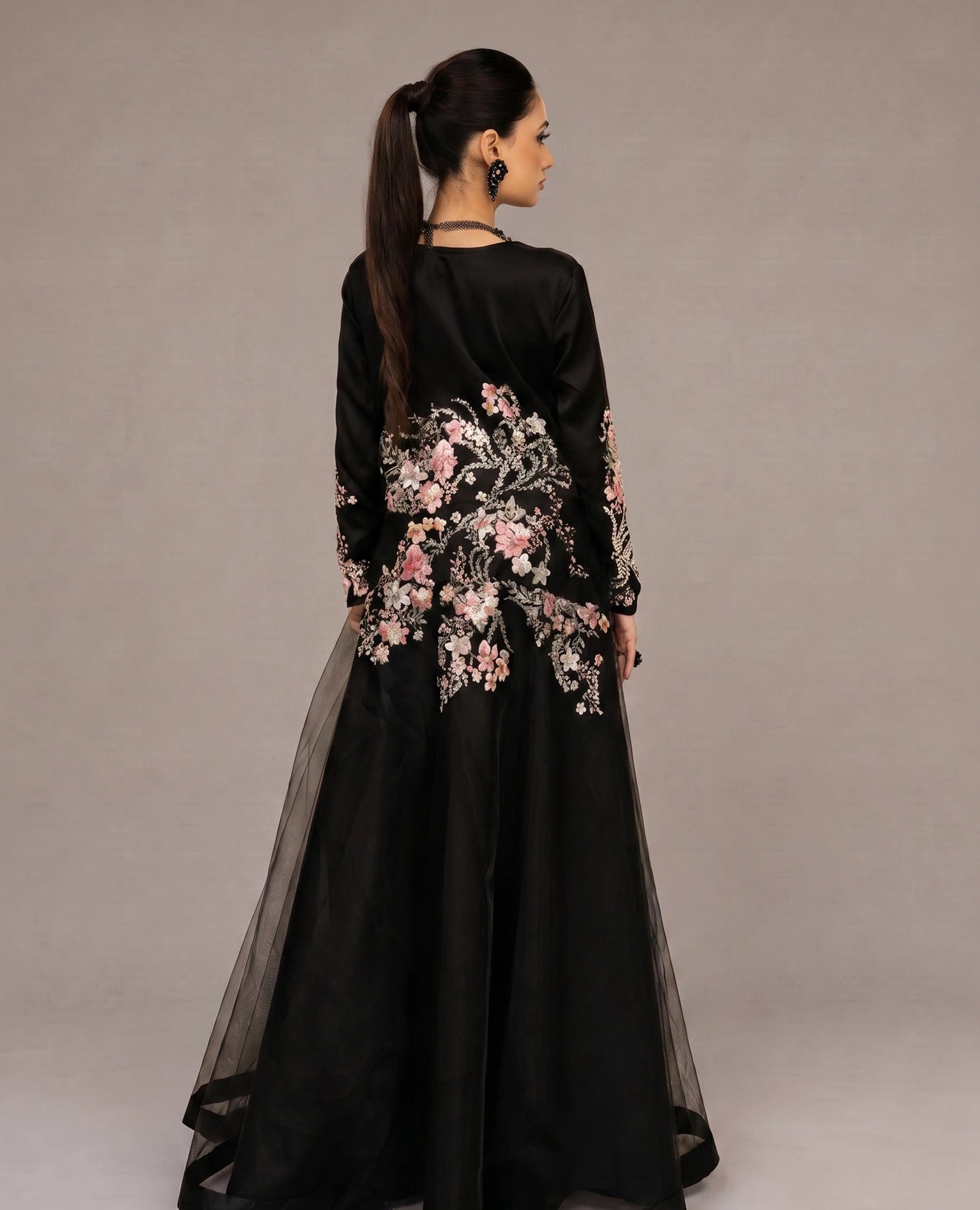 Dusk Petal Flare Gown