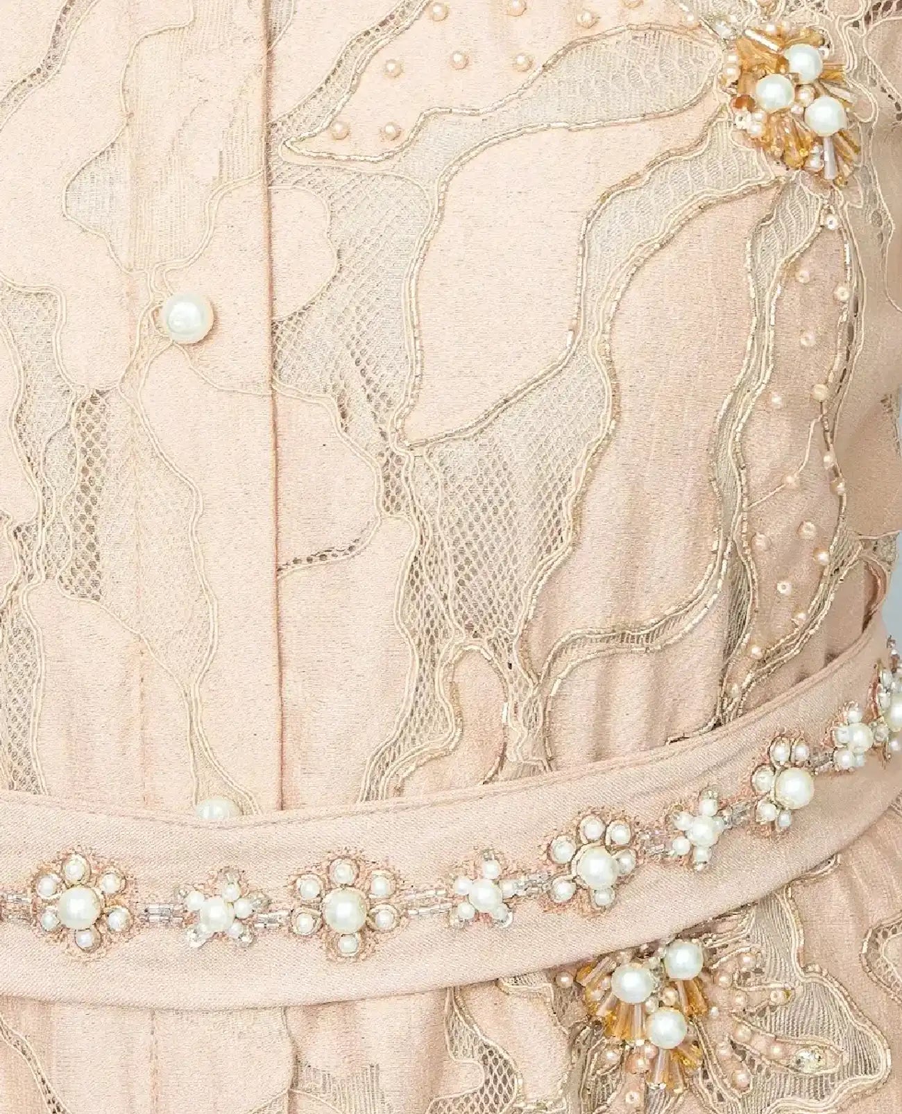 Rose Blush Pearl Botanique Dress