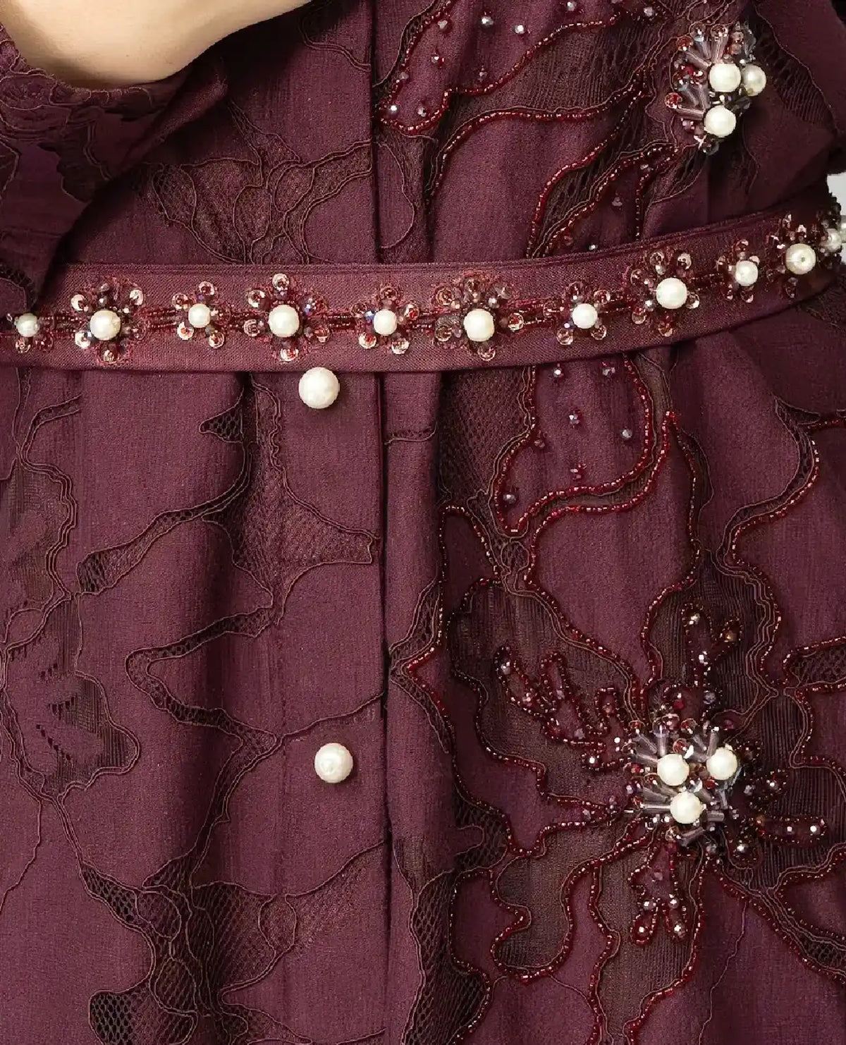 Plum Pearl Botanique Dress