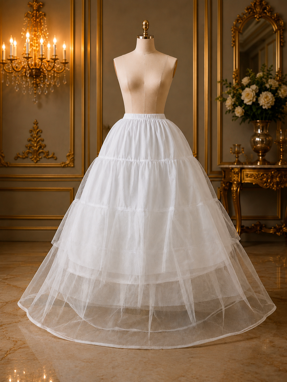 Premium 4-Tier Can-Can Petticoat