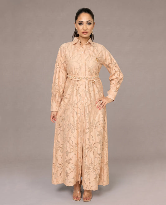 Rose Blush Pearl Botanique Dress