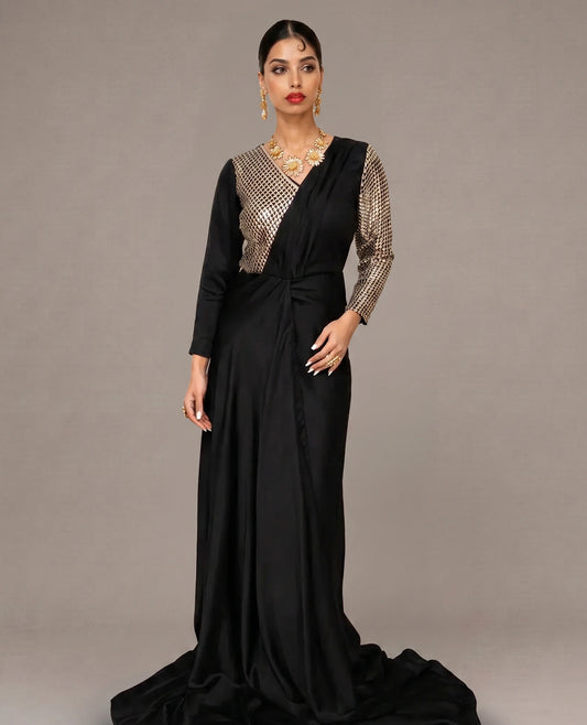 Starlight Asymmetric Gown