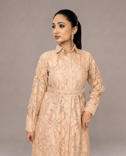 Rose Blush Pearl Botanique Dress