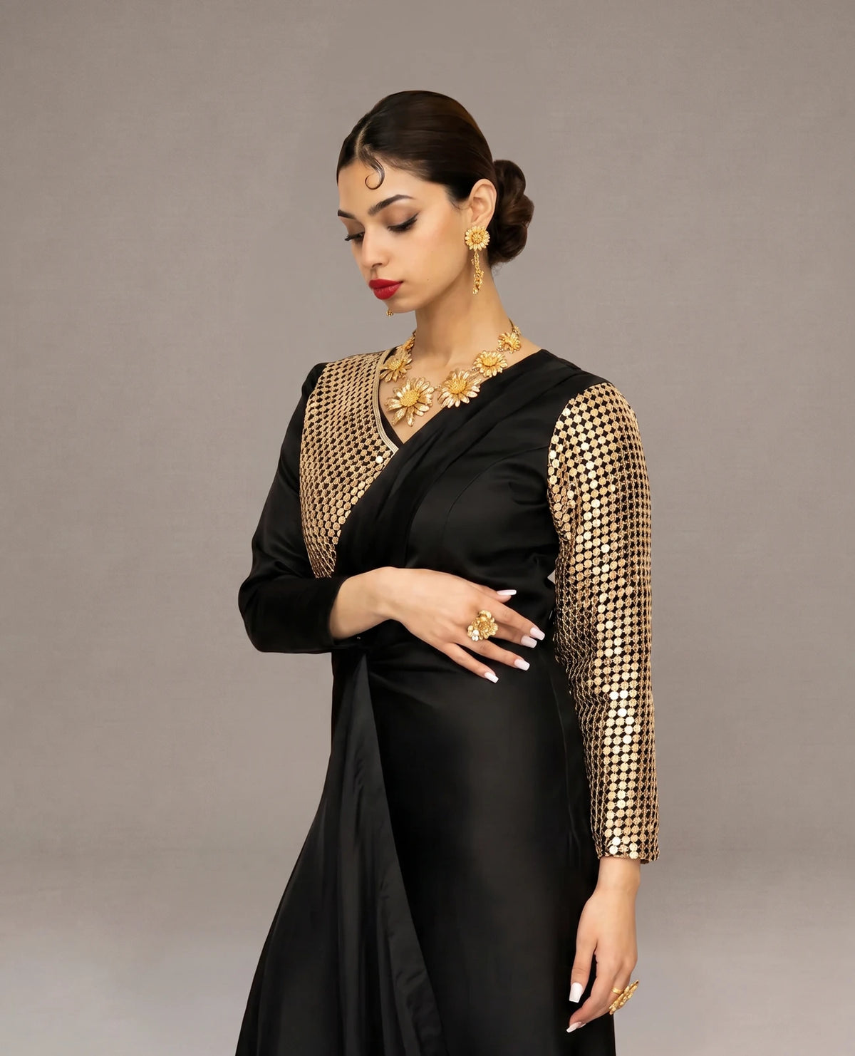 Starlight Asymmetric Gown