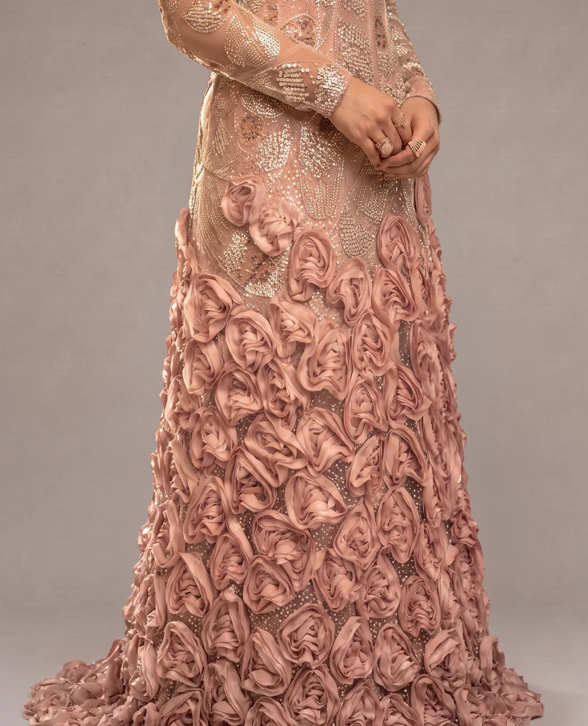 Rosalie Crystal Bloom Dress