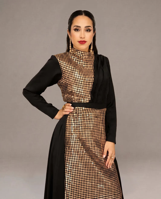 Midnight Glitz High-Neck