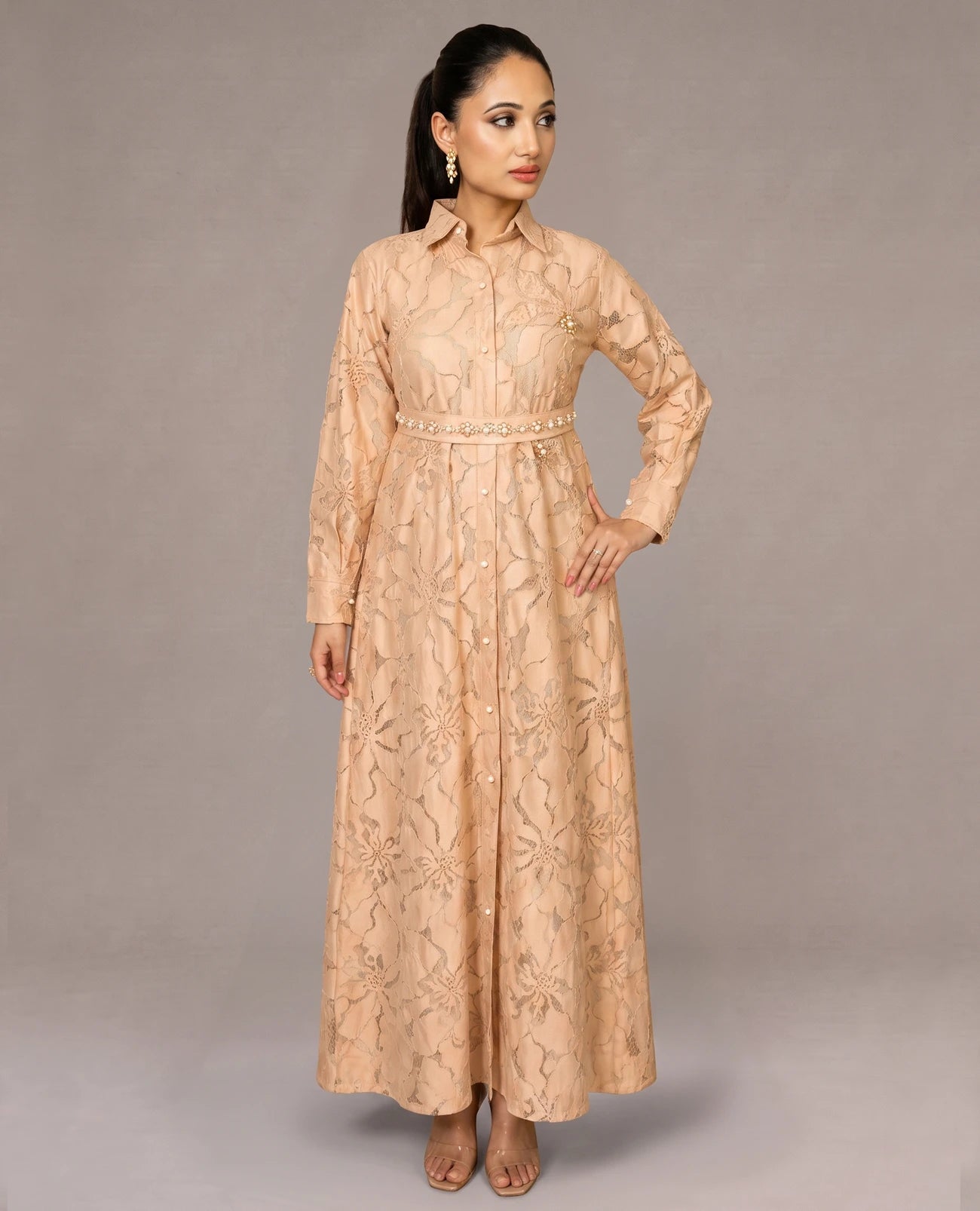 Rose Blush Pearl Botanique Dress