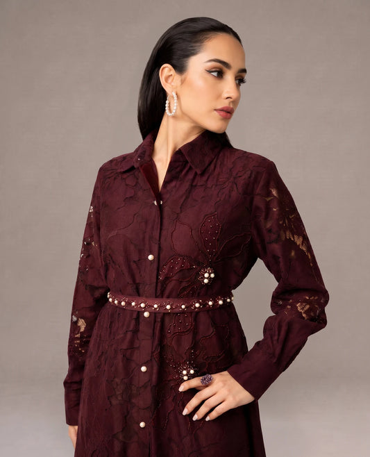 Plum Pearl Botanique Dress