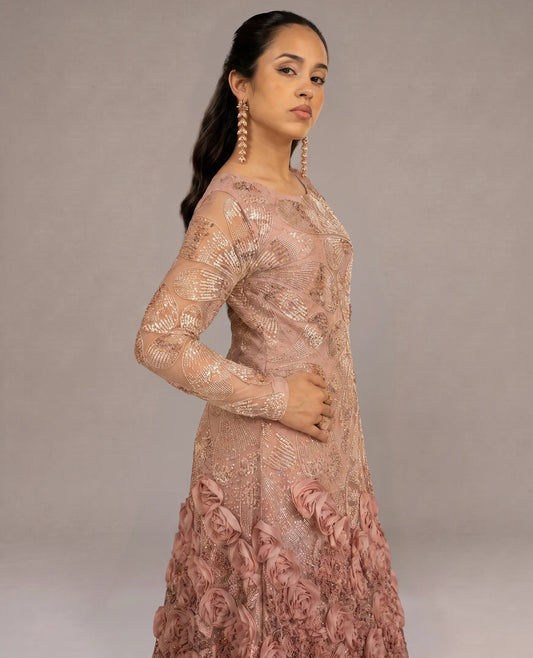 Rosalie Crystal Bloom Dress