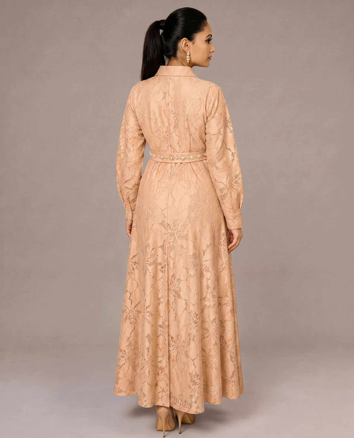 Rose Blush Pearl Botanique Dress