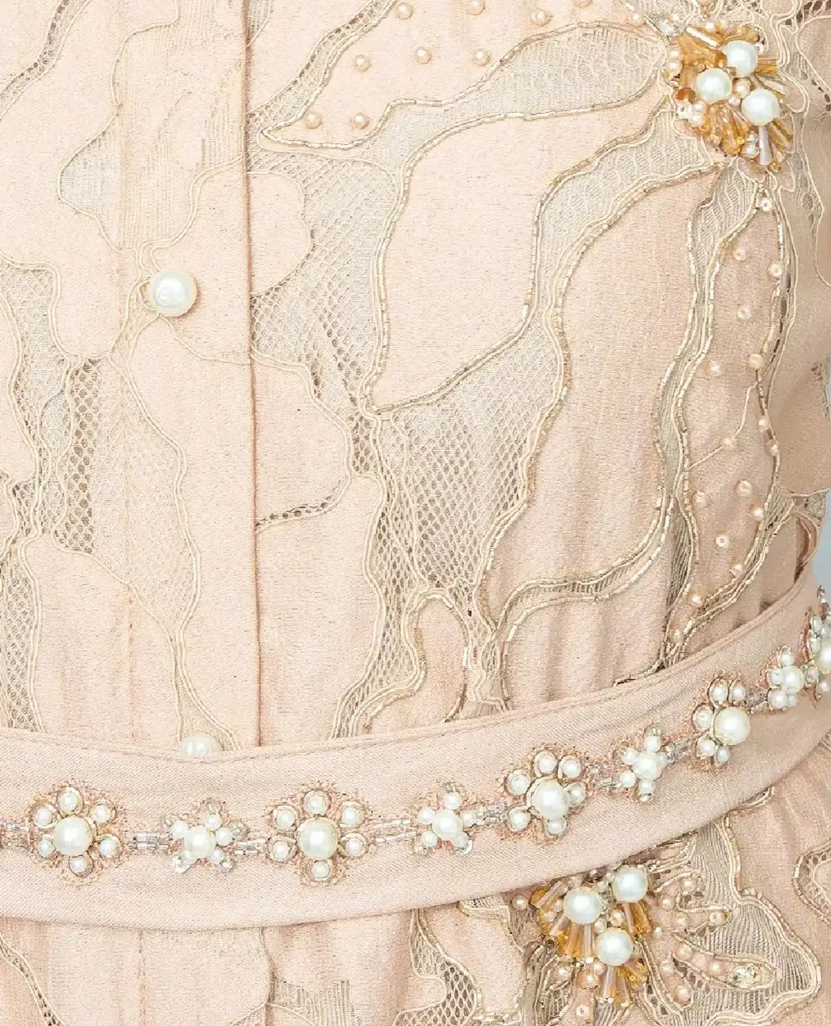 Rose Blush Pearl Botanique Dress