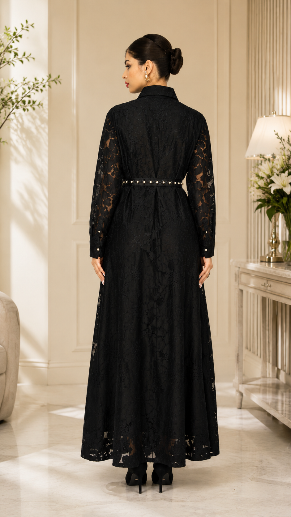 Black Pearl Botanique Dress