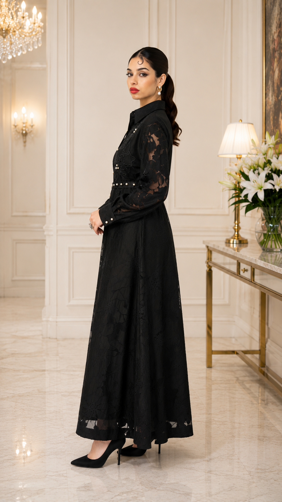 Black Pearl Botanique Dress
