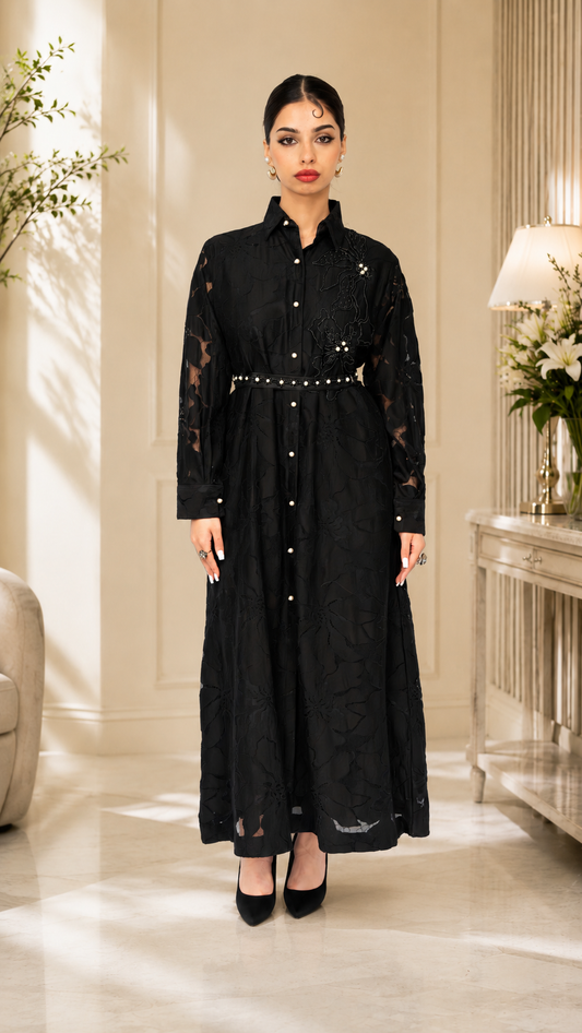 Black Pearl Botanique Dress