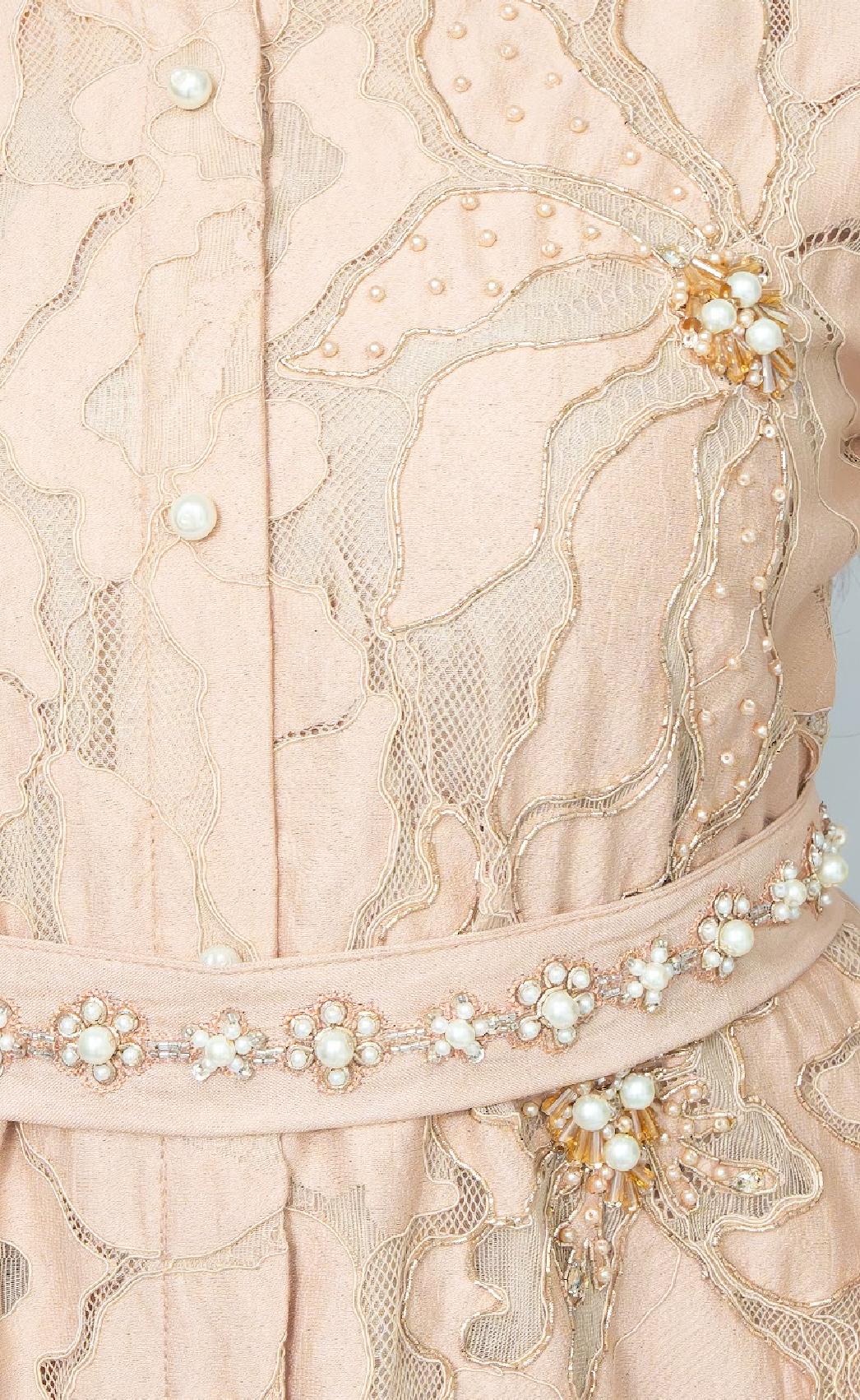 Rose Blush Pearl Botanique Dress