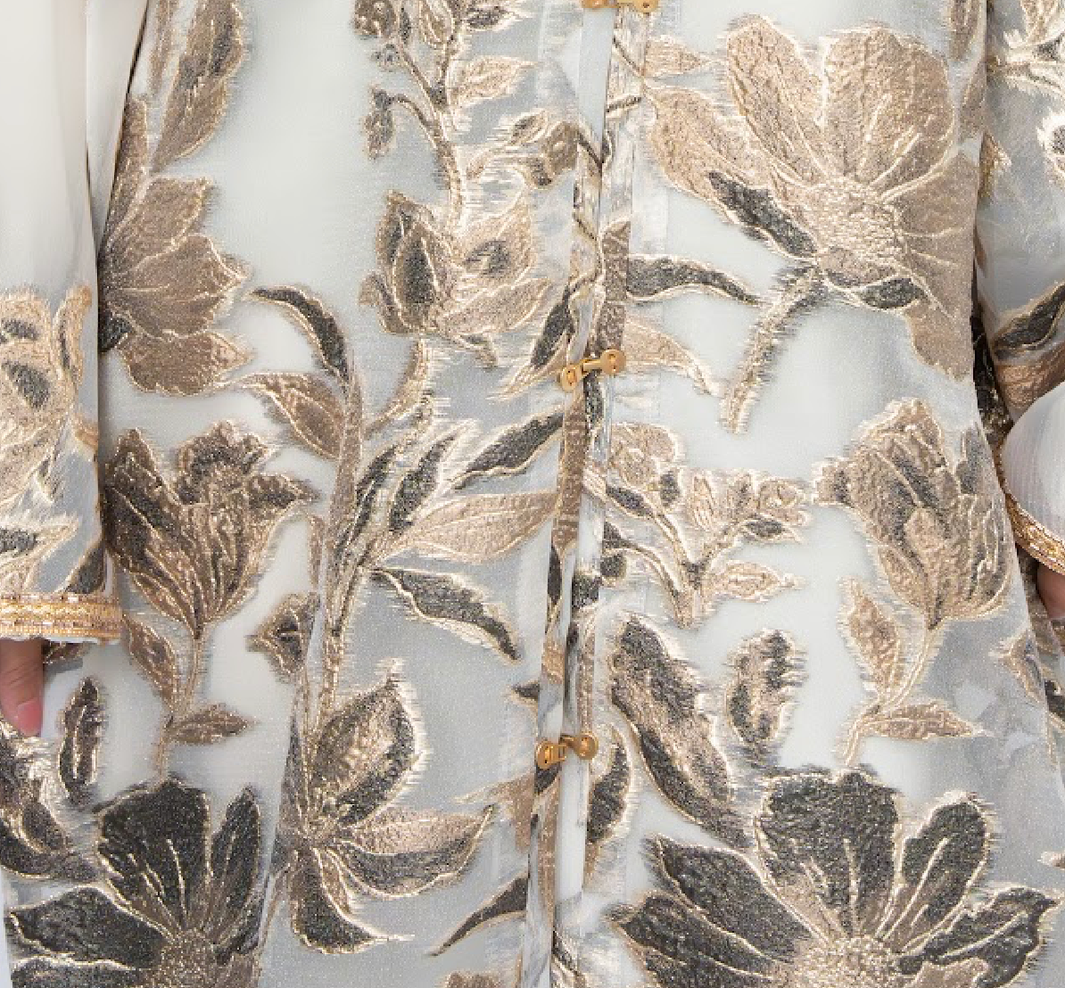 Soft Mist Copper Aura Dress