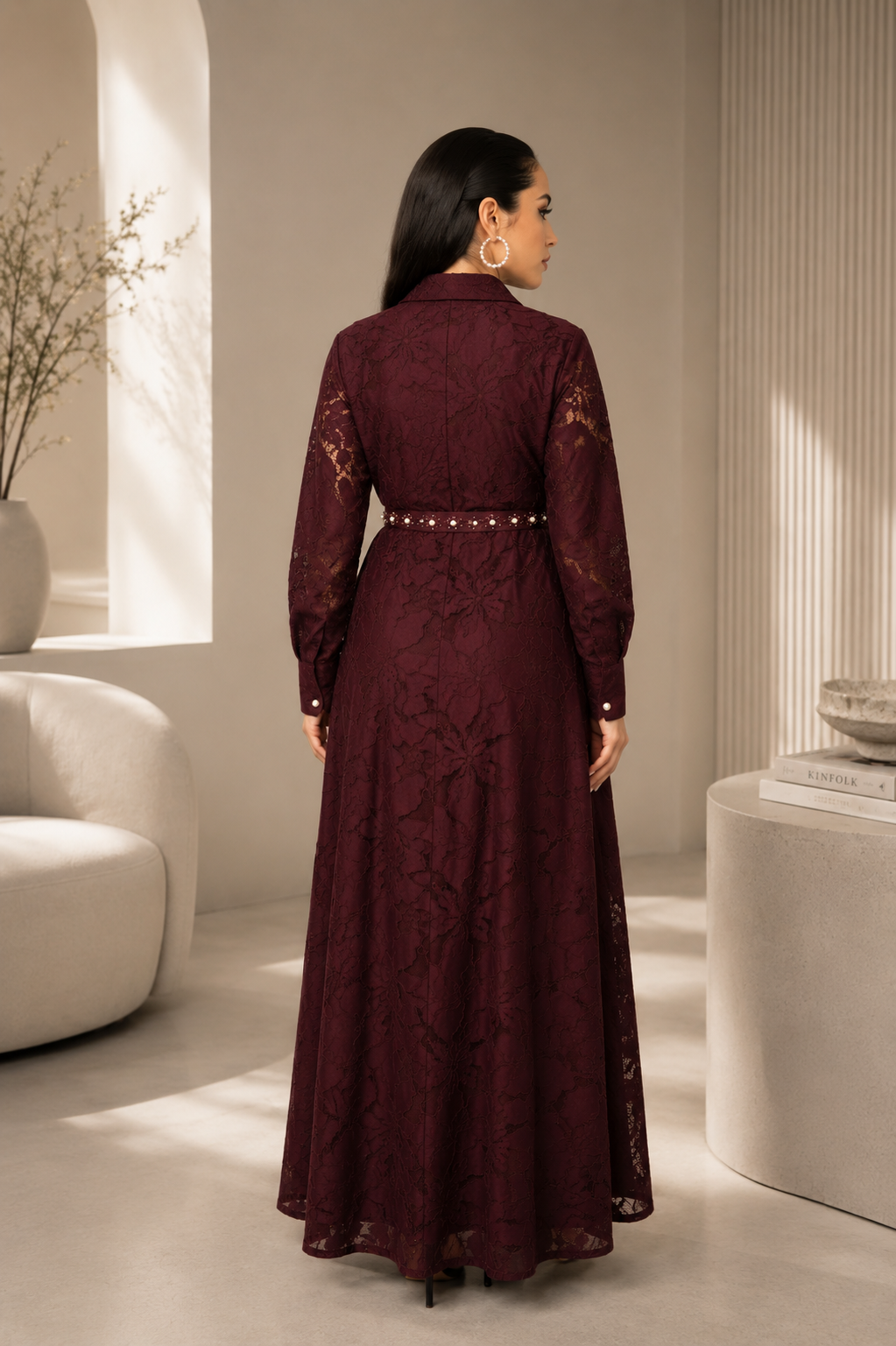 Plum Pearl Botanique Dress