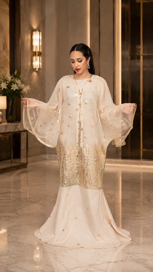 Soft Gold Aura Dress