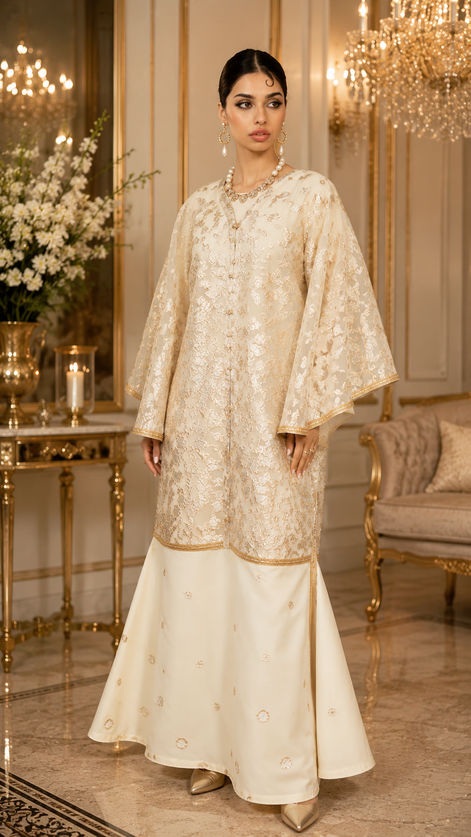 Ethereal Fawn Aura Dress