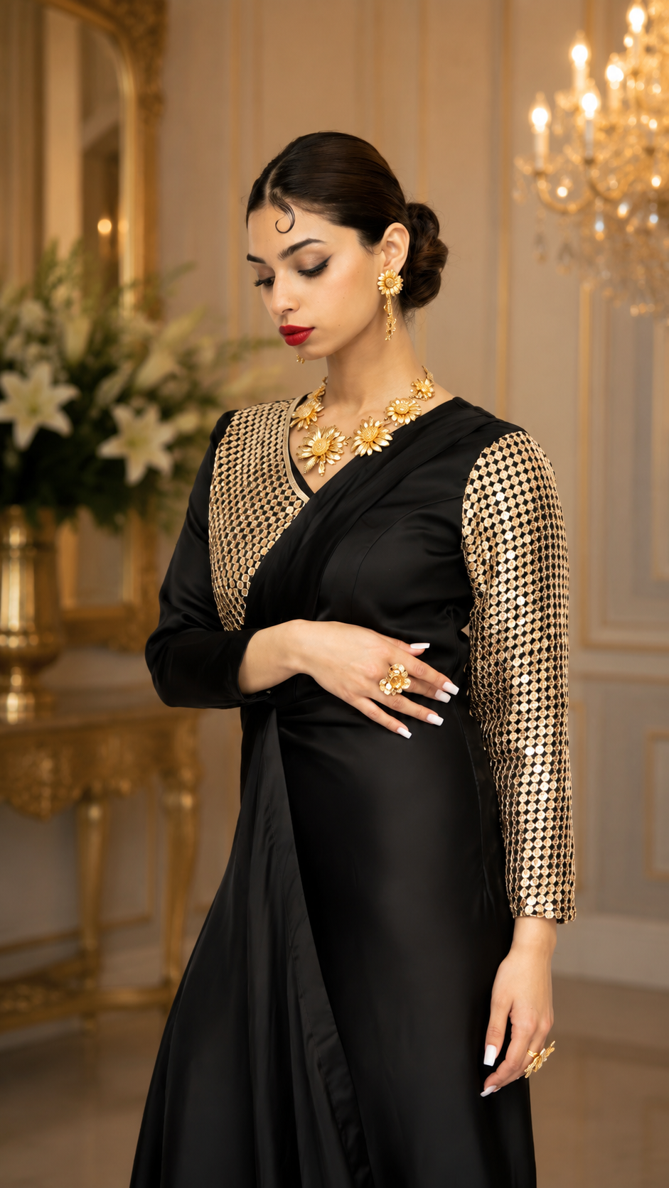 Starlight Asymmetric Gown
