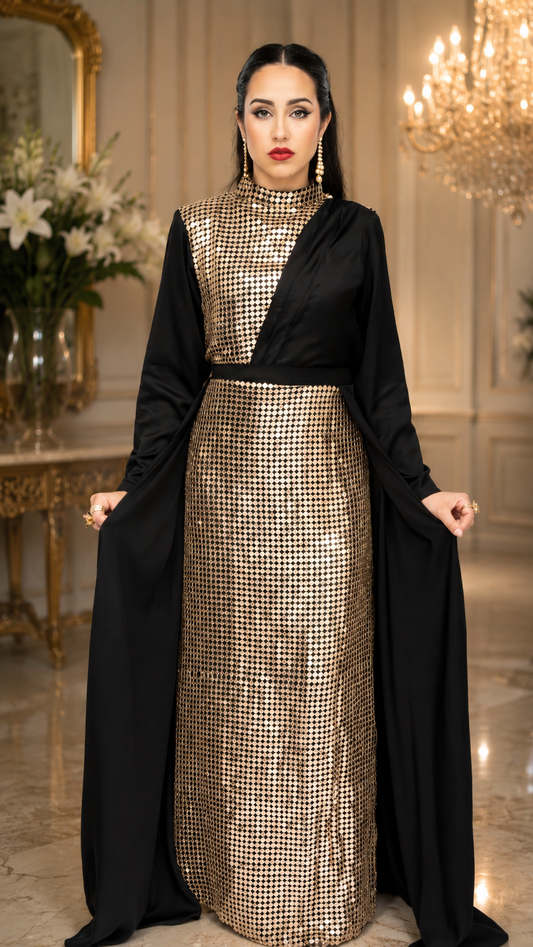Midnight Glitz High-Neck